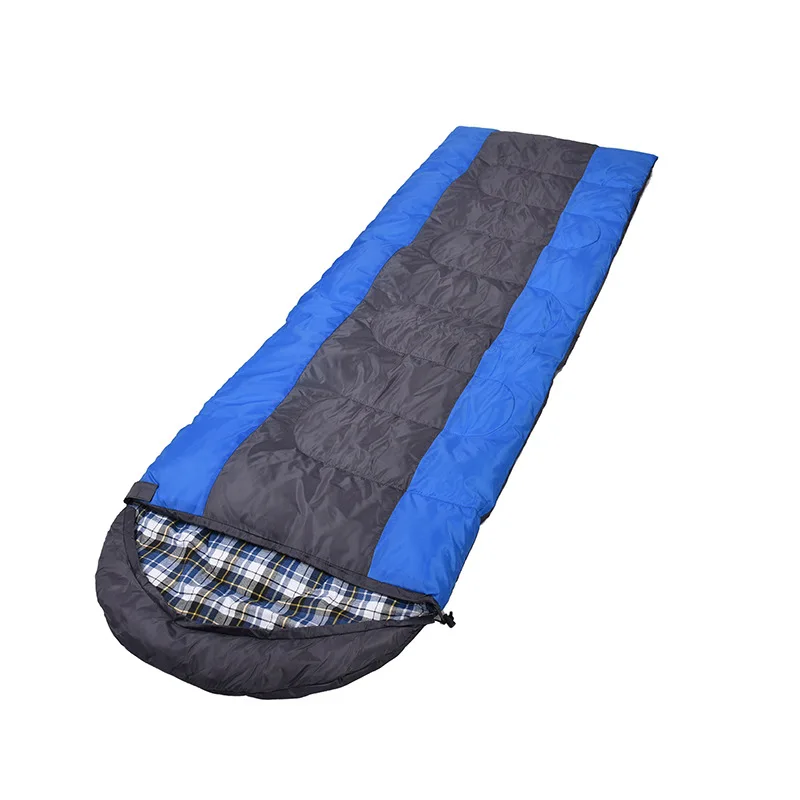 

Outdoor camping lunch break thickened adult spring and autumn warm envelope with hood camping sleeping bag wholesale