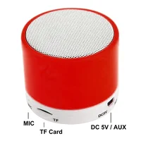 

Promotion Gift LED Wireless Outdoor Portable Handmade Audio Mini Round Wireless Bluetooths Speaker