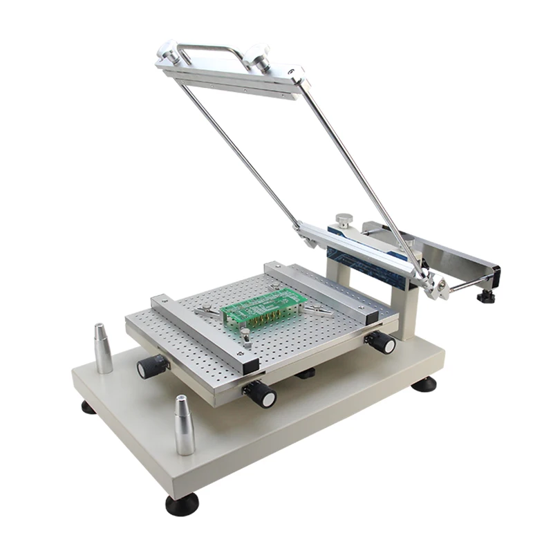 

Electronics Production Machinery PTR-C300 Frameless PCB Solder Paste Stencil Printer 300x400mm Manual Pcb Stencil Printer
