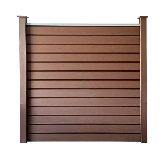 

China manufacturer WPC Board Easy Install Wood Plastic Composite Fence Panel, Optional