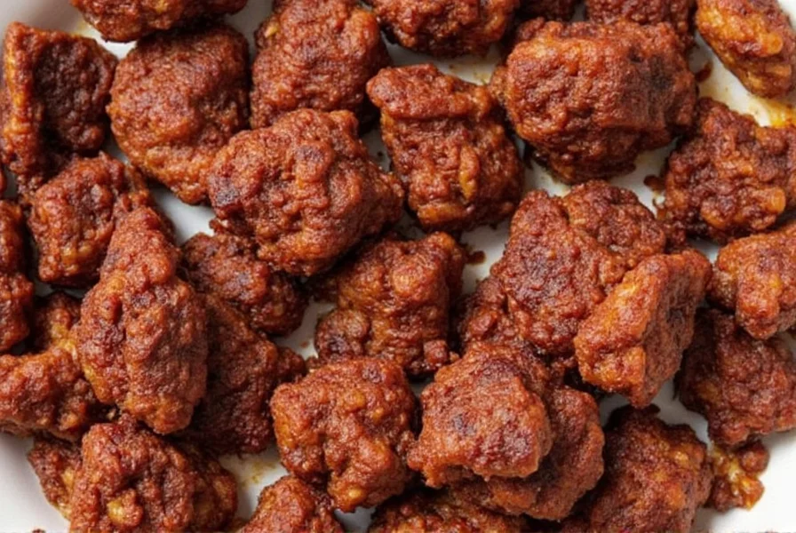Dry riblets meat cut