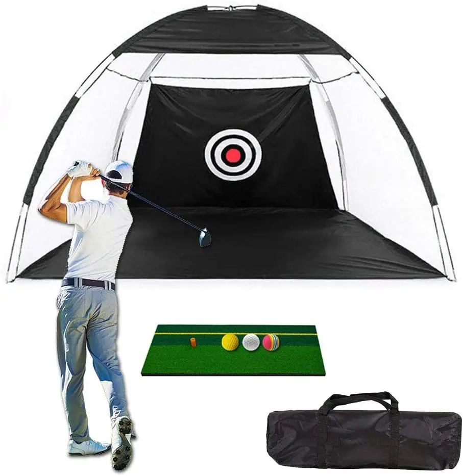 

Golf Net Hitting Batting 2M & 3M Indoor Outdoor Golf Nets for Backyard Practice portable golf practice net
