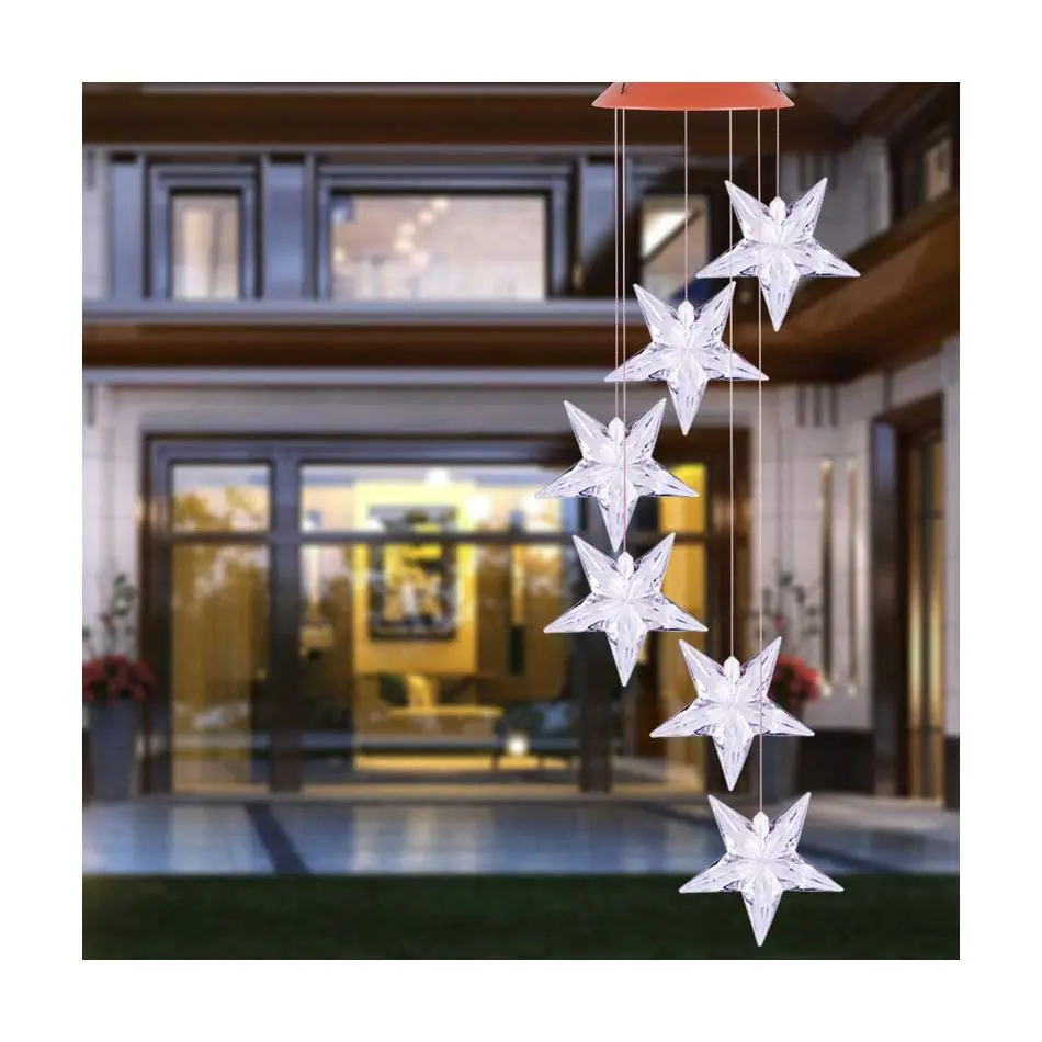 DIFUL Star Lighting Decoration Led Girl's Room Decoration Home Garden Wind Chimes Light Indoor Girls Room Led Decoration Lights