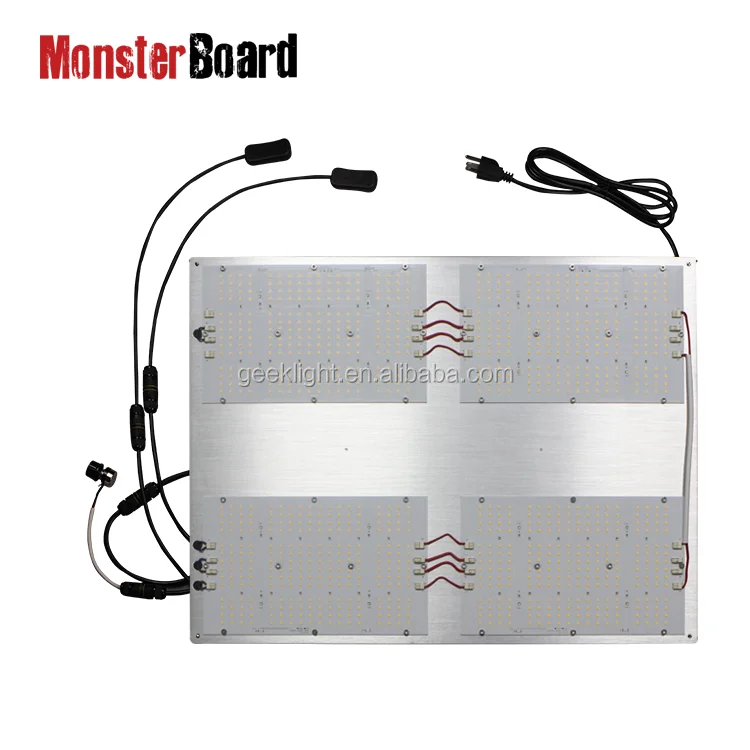Geeklight 120watt qb led lm301h uv ir monster board v4 60x60 tent grow light