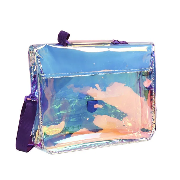 

OEM Factory Price Jelly Tote Shopping Bags Wholesale Custom Laser PVC Bag
