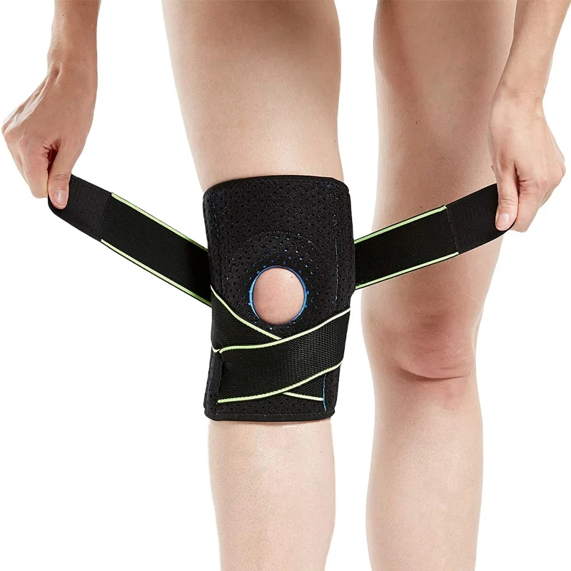 

LOKI Customized Logo Adjustable Neoprene Hinged Compression Knee Brace and Best Joint Knee Support, Blue/black/gray/pink/orange/green