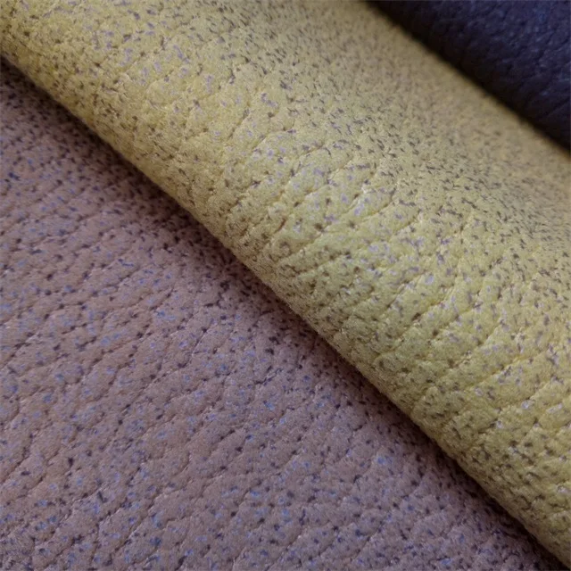 聚酯平纹编织绒面皮革织物沙发