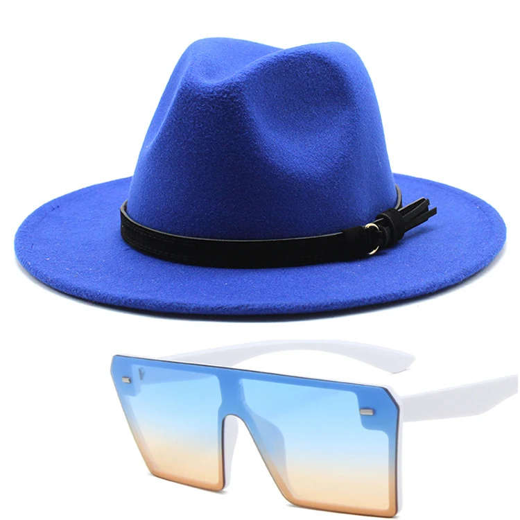 

Free Shipping Wholesale Retro Hats Matching Fashion Sun Shades Sunglasses Women Hat and Sunglasses Set