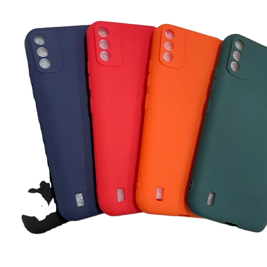 

1.5MM Lens All Inclusive Anti Fall Liquid Silicone Thin Soft TPU Precision Hole Phone Case For Itel A37, 6colors