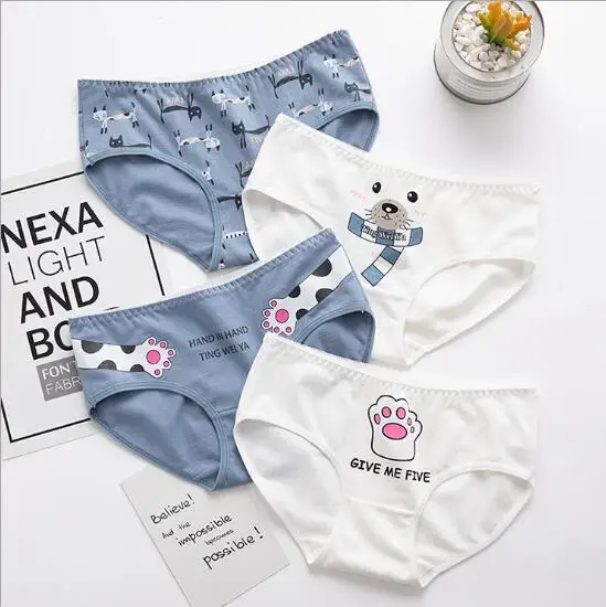 
cat wholesale adult women cute knickers panties underwear 