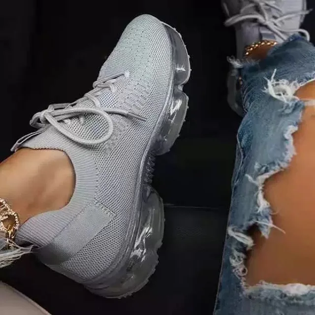 

Hot air cushion bottom height-increasing women's shoes trendy shoes new summer large size mesh breathable casual sports shoes