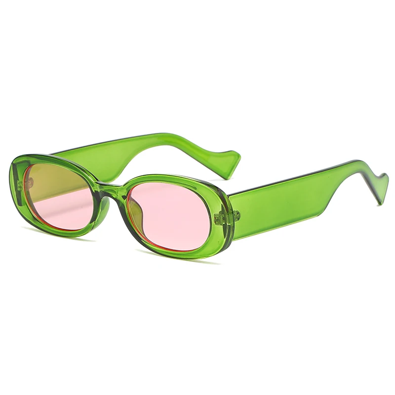 

Wholesale Classy Party Sun Glasses Women Small Rectangle Vintage Y2K Sunglasses Men Unisex Colorful Plastic Sunglass UV400, Multi colors