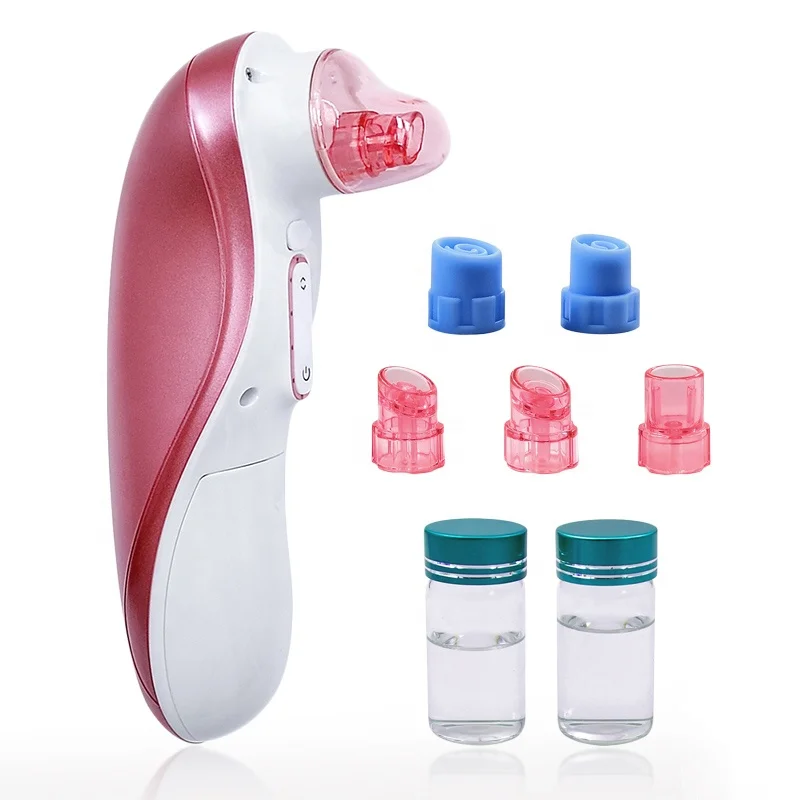 

Mini Bubble Hydra Peeling Deep Skin Cleansing Machine Facial Moisturizing Home Use Device, Pink or blue