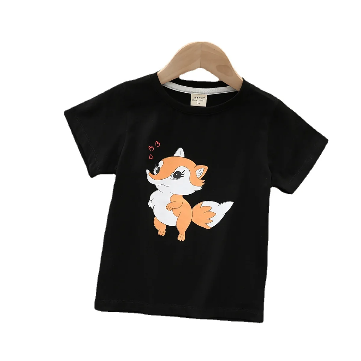 

2021 Summer New Products Children's Clothing Tops Love Print Cartoon Girls T-shirts