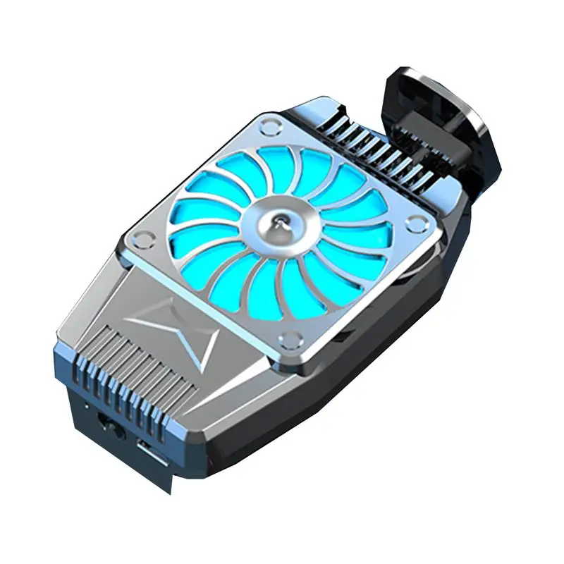 

Hot selling Mobile Phone Cooler radiator Compatible for Pu-bg and Game For PUGB Cooler Cooling fan, Black&silver