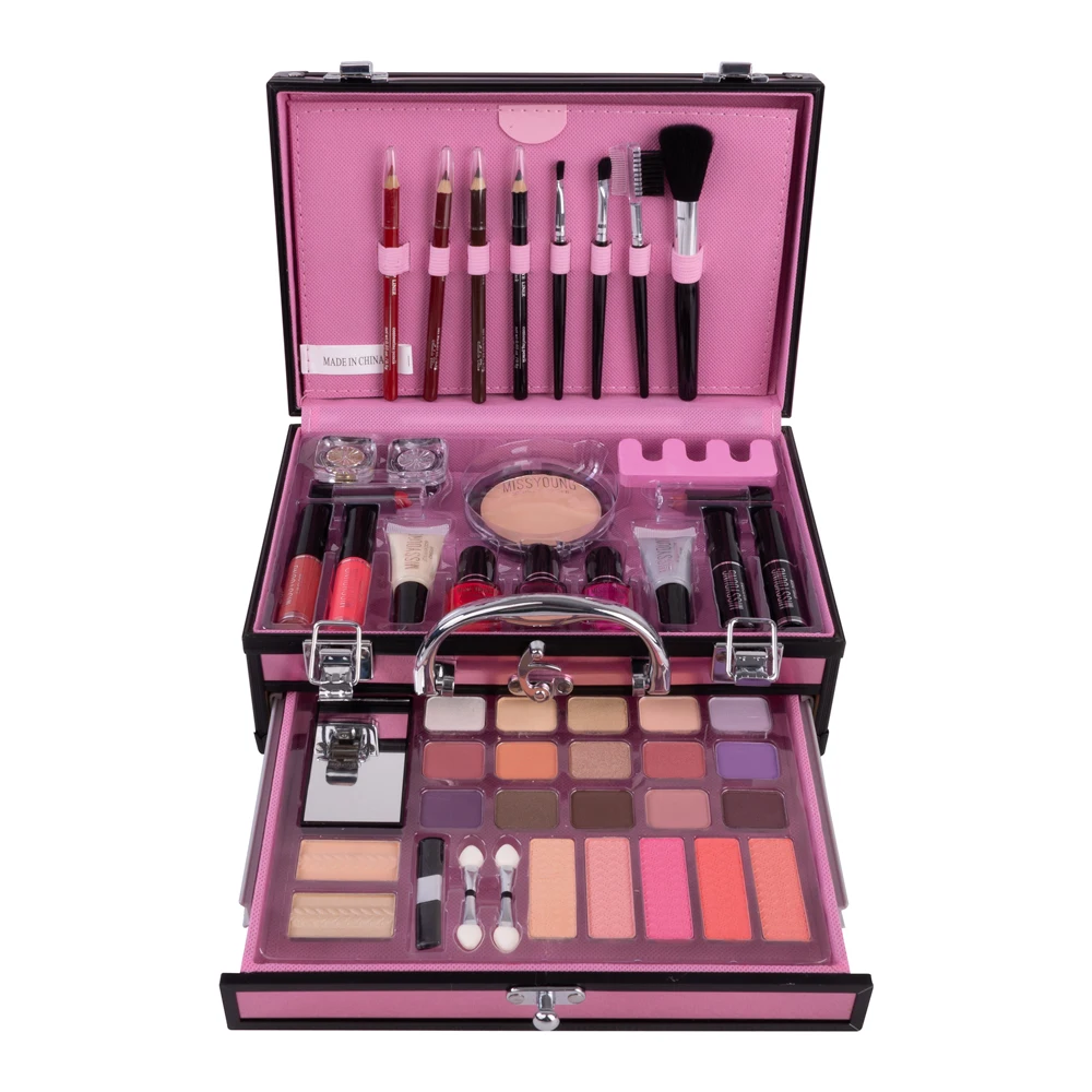 

Happy new year 2022 gifts all in one make up box portable makeup palette set kit combination, 1colors