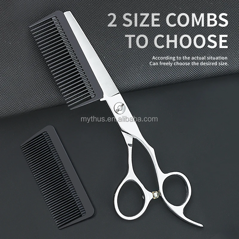 

440C Wholesale Unique Hair Scissor Japanese High Quality Steel Barber Scissor Barbers Professional Haircut Scissors 5.56.0 inch