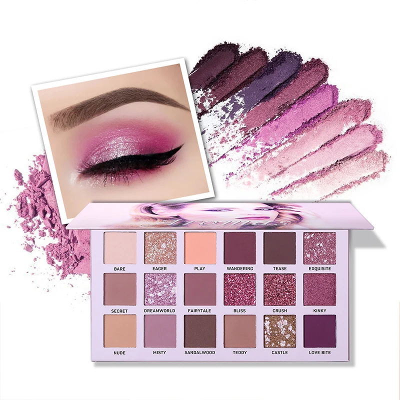 

Uniasia Wholesale Custom Beautiful Private Lable Makeup Pallette Private Label Eyeshadow Palette