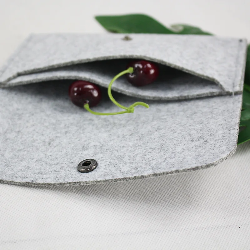 oem logo for you amazon felt purse organizer insert with zipper