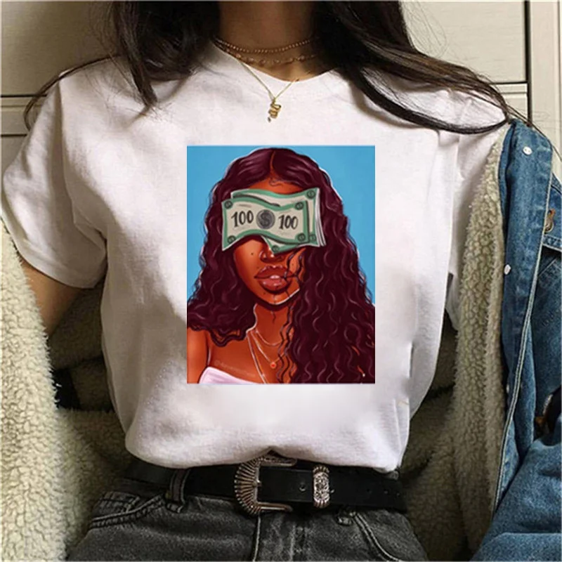 

Women T-Shirt Funny Female Short Sleeve Harajuku Ulzzang Oversized tshirts Casual Loose Custom Modal plus size Graphic Tee Tops