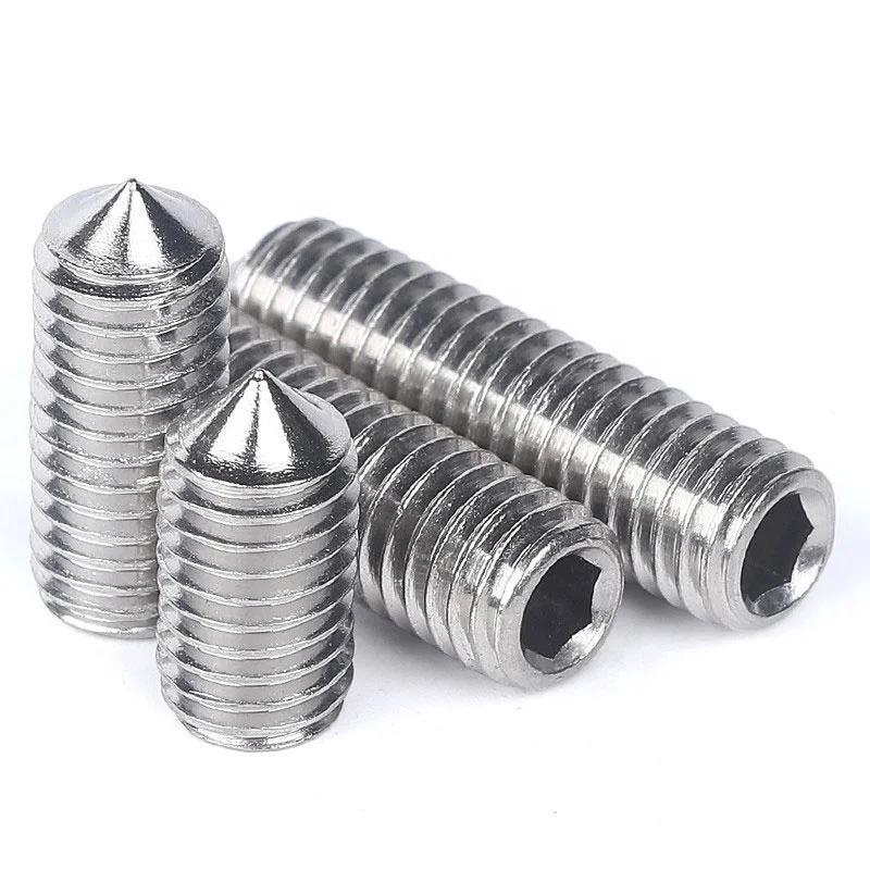 
hexagon socket set screws cone point M3-M5 