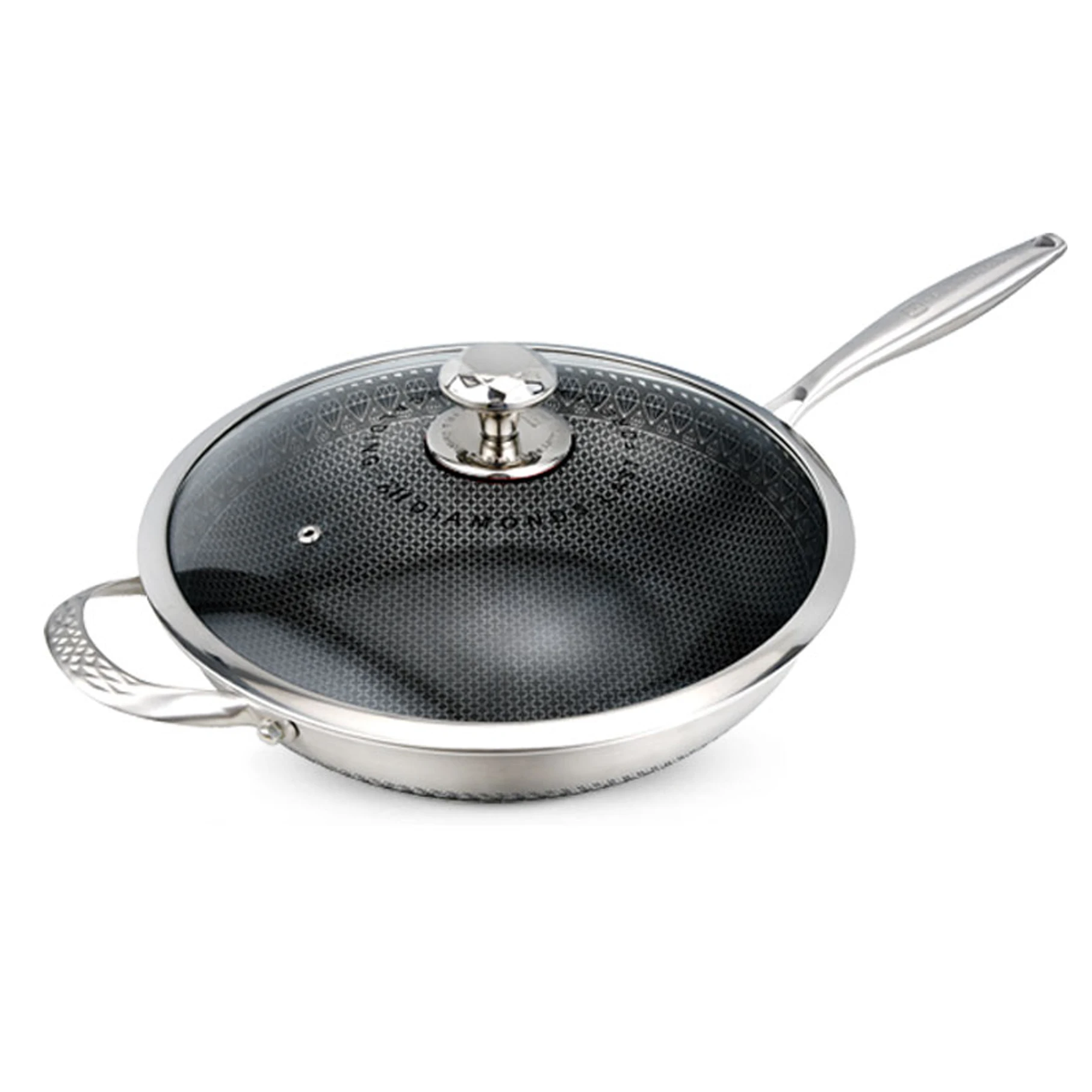 

Wholesale supply of healthy food grade  wok with black non-stick coating