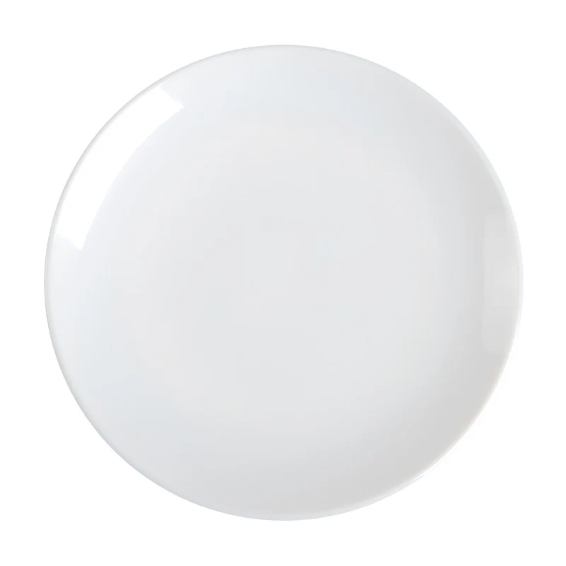 

Cost Effective Factory Direct Bulk Sale A5 100% Melanine White Dinner Plates 8" 190g