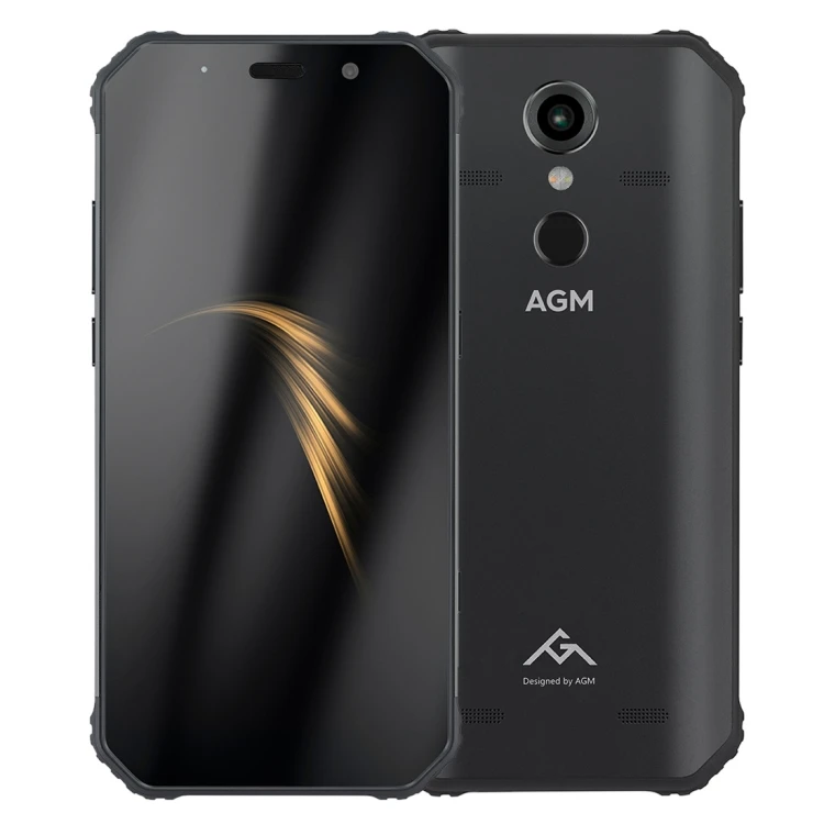 

Unlocked AGM A9 Rugged Phone 4GB+64GB 5400mAh Battery IP68 Waterproof Android Fingerprint Identification mobile phone