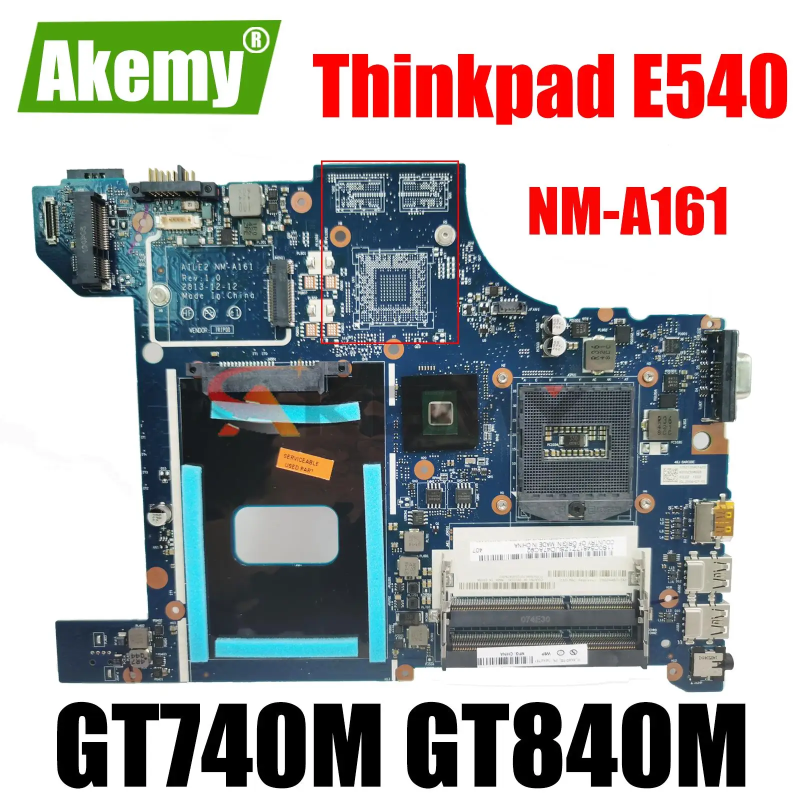 

NM-A161 For Lenovo ThinkPad E540 Notebook Motherboard GPU GT740/GT840M 2GB DDR3 100% Test work