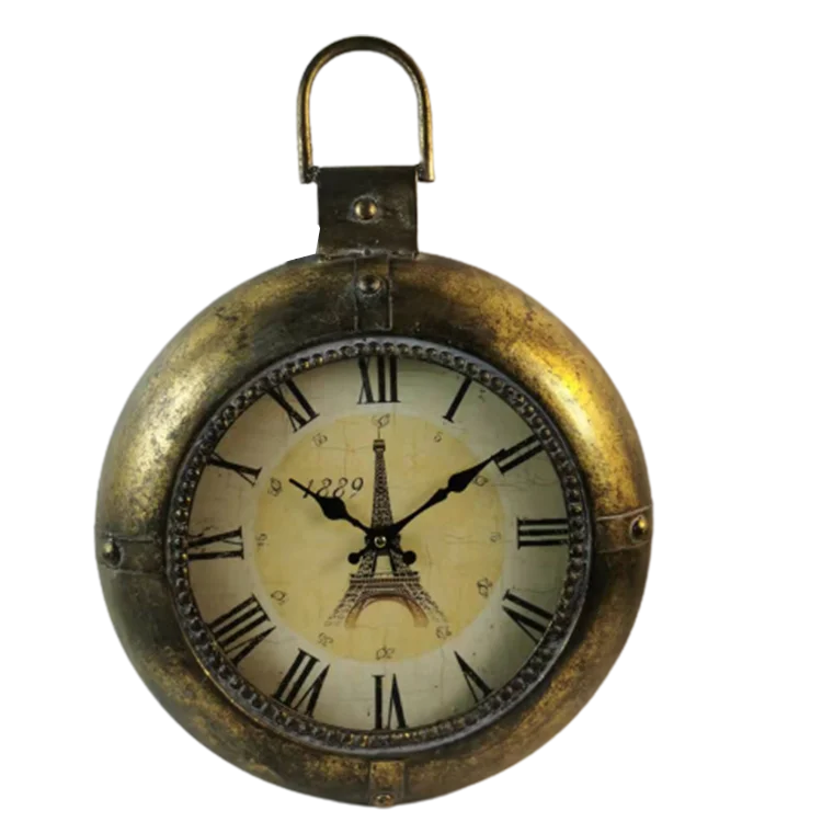 

Vintage Home Decor Wall Piece Giant Geogia French Desk & Table Clock, Picture