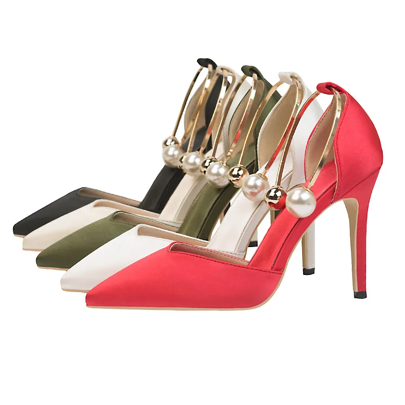 red shoes ladies heels
