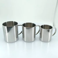 

Custom Double Walled Stainless Steel Camping Mug, Wholesale Reused Metal Mug