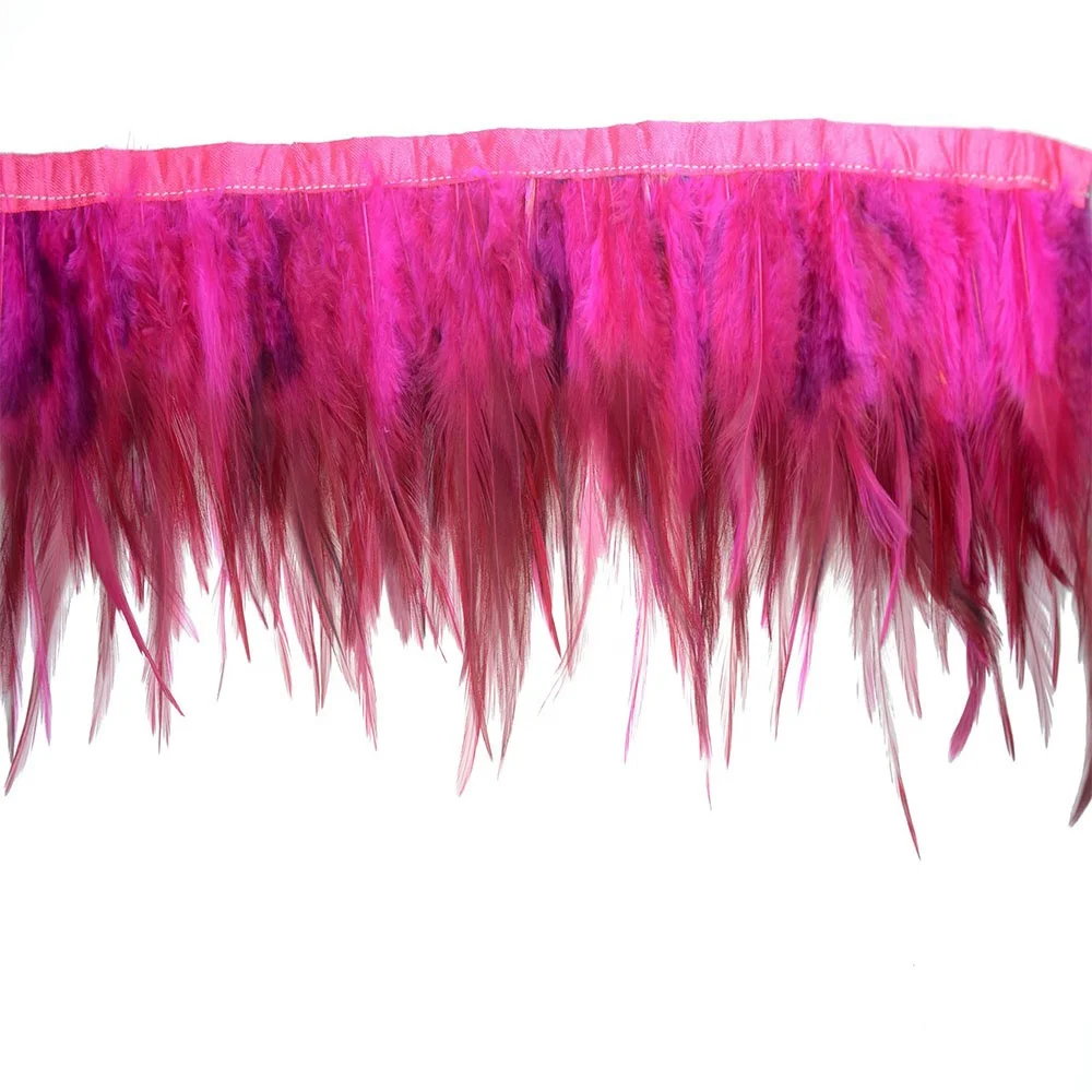 
wholesale feather trim 5/6 saddle feather fringe trims and fringe  (1600125147700)