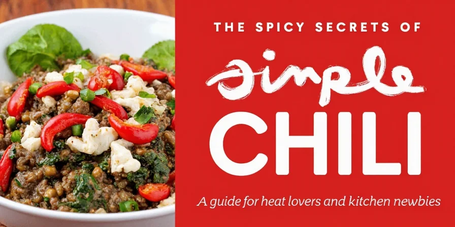 the spicy secrets of simple chili a guide for heat lovers and kitchen newbies