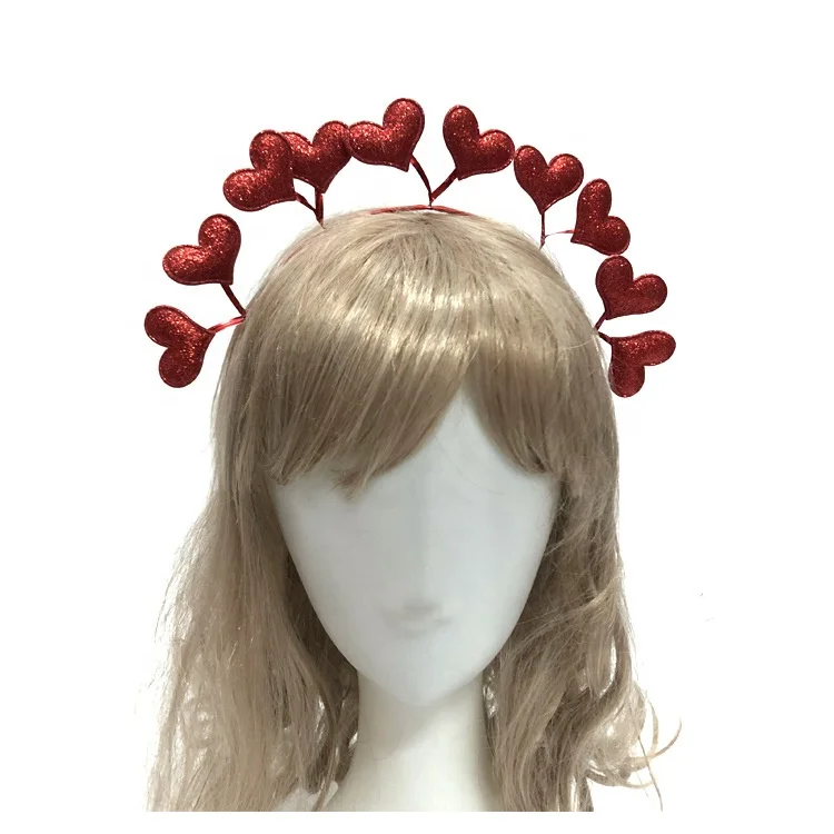 

DAMAI Wholesale Valentines'Day Party Hair Band Party Photo Props Cupid's love Arrow With Garland Supplies