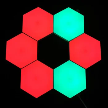 

2021 New Product Hexagonal colorful lights for wall decoration, lighting and entertainment