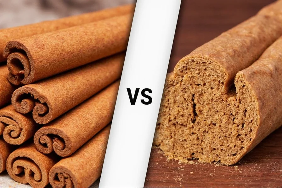 Person baking with cinnamon in a kitchen