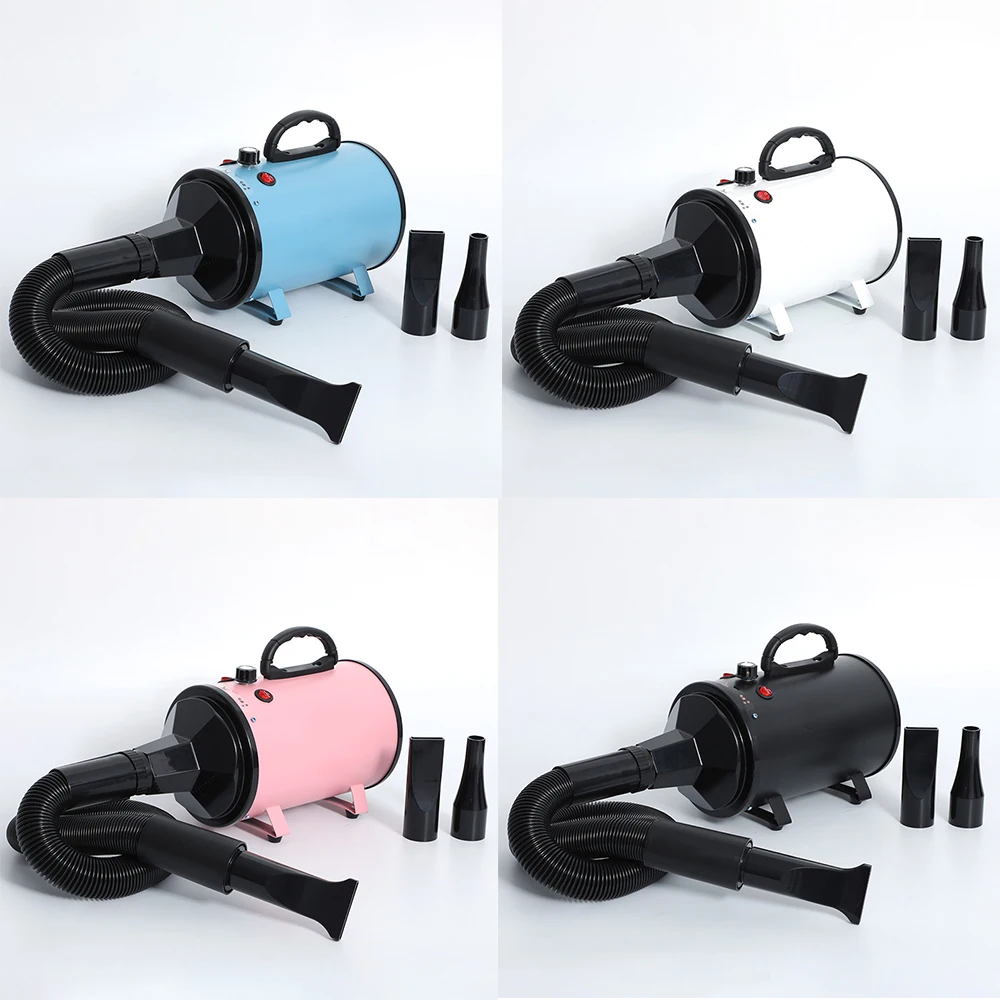 

2200W motor dog grooming cat fast hair dryer adjustable wind speed High Velocity Air Forced Dryer dog pet hair dryer, Blue, black, white, pink