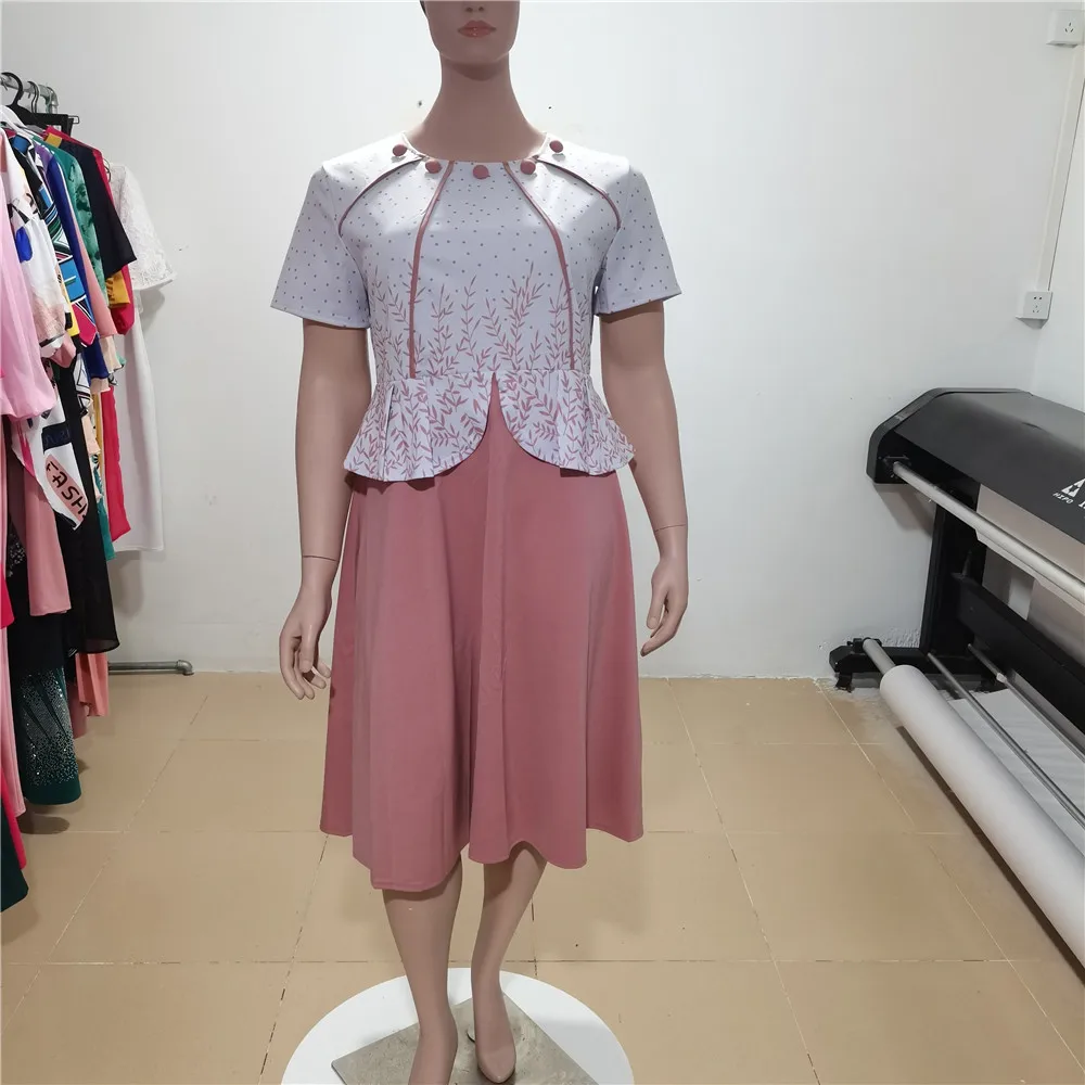 

Ladies Dress Summer Casual Dresses Plus Size Women, Customized color