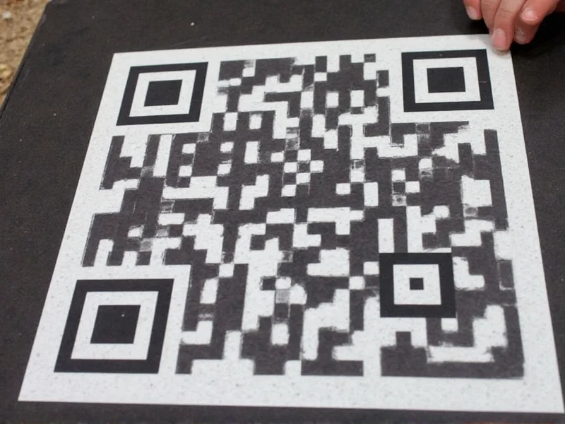 Testing QR code scan success in direct sunlight conditions