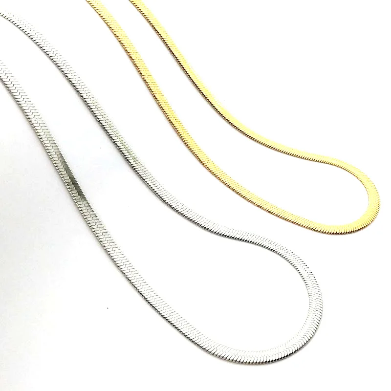 

Jewelry Necklace Fashion Customized Casual Gift Gold Party Women's stainless steel gold necklace, Customized color