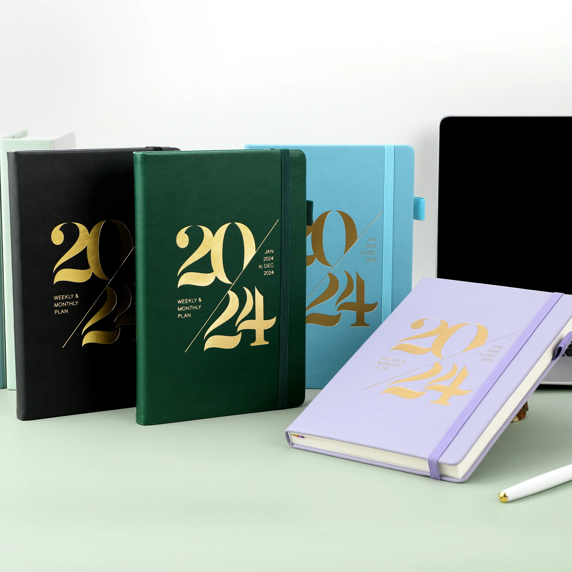 

2024 planner habit tracker custom stationery A5 notebook stationary gift sets journal manufacturers