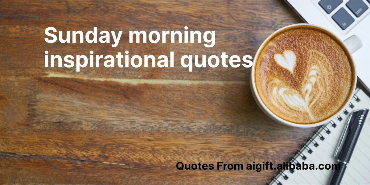 sunday morning inspirational quotes