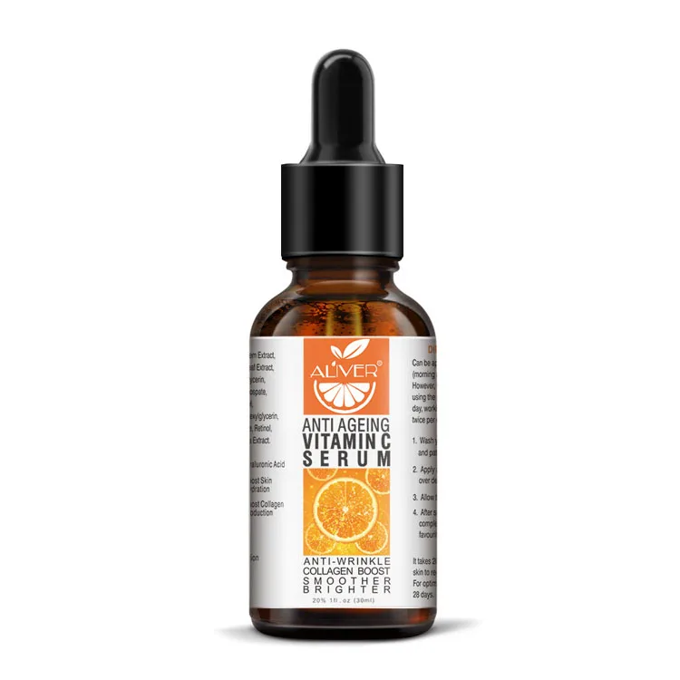 

High Quality Pure Best Skin Care Moisturizing Whitening Hyaluronic Acid Vitamin C Face Serum