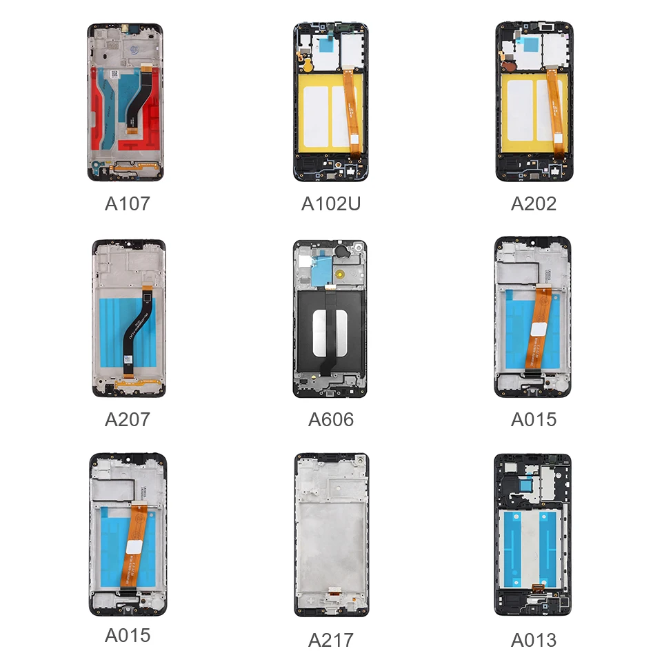 

Mobile Phone LCD for Samsung A107 A102U LCD Screen with Frame for Samsung A606 A015 A015 A217 A013 Phone LCD Touch Screen