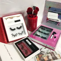 

Luxury Glorious customized packing with tweezers glue mirror 5D 6D mink lashes 25mm mink eyelashes vendor 25mm lashes