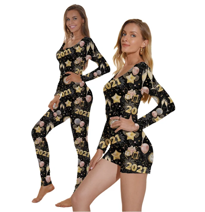

2021 new arrivals jumsuit women jumpsuits letter pattern printing trend 2021 plus size women clothing 2021 women's sleepwear