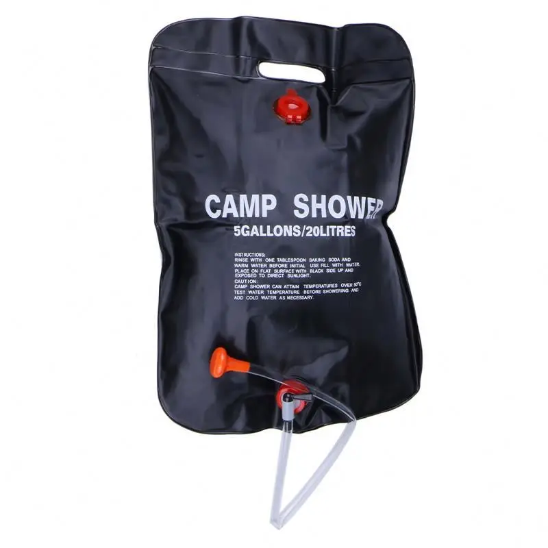 

Solar Shower Bag for Camp Shower DRgt Camping Solar Shower Bag 20L