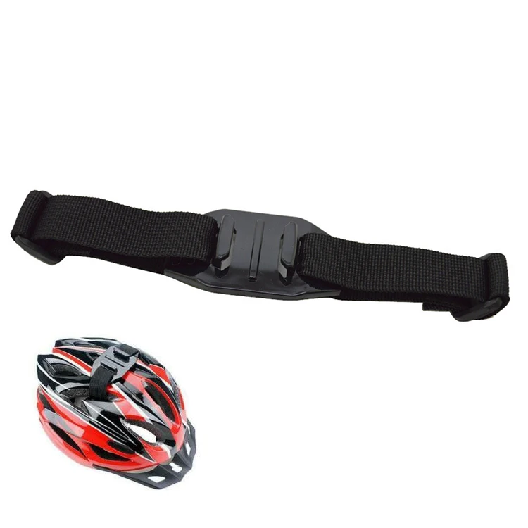 

Bicycle Durable Holder Adjustable Belt Accessories Adapter Mount Vented Action Easy Install Sports Camera Helmet Strap ForGo Pro
