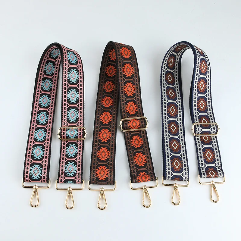 

Woven Adjustable Detachable Women Crossbody Bag Sling Bag Wide 5cm Bag Straps Parts Accessories